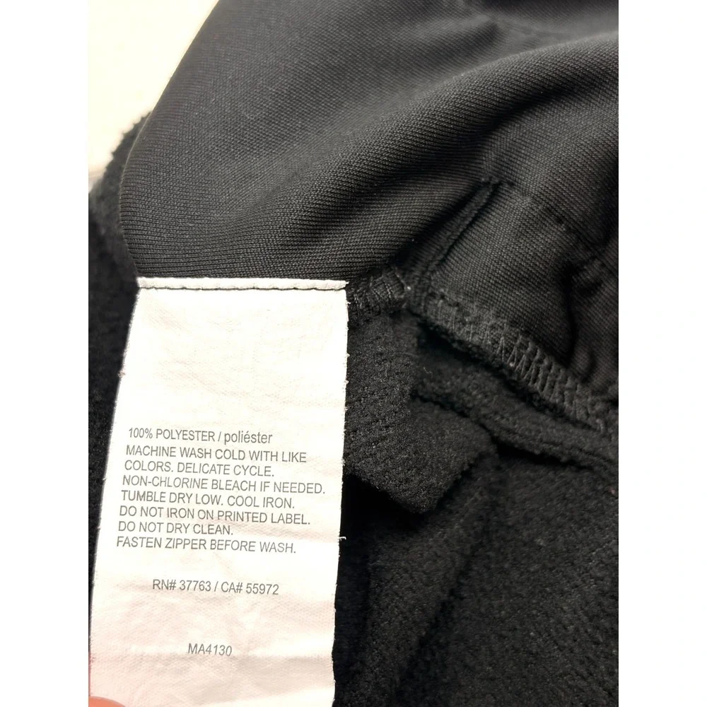 Callaway Golf Pullover Jacket Men's Large Black 1/4 Zip Performance Fleece Lined